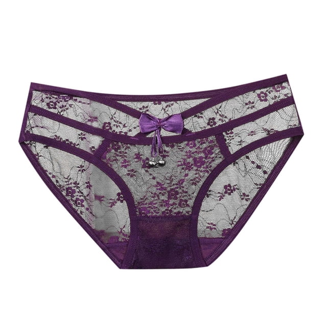 Braguitas sexy de encaje con cintura baja para mujer: diseño con cinturón fino hueco, tallas M-XL con cintura/longitud: ropa interior cómoda para el día a día/sexy