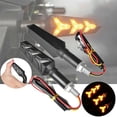 thumbnail image 3 of Coche, Motocicleta 2Pcs Señales De Giro De Motocicleta Led Flechas De Motocicleta Indicadores De 12V Flechas Universales De Motocicleta Para Scooter Todoterreno Moto Automóvil, Motocicleta Muyoka Hogar, 3 of 7