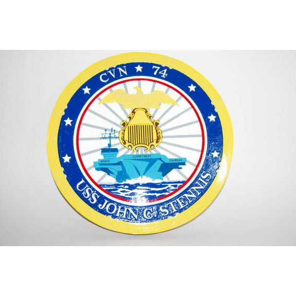 USS John C. Stennis (CVN-74) Plaque