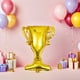thumbnail image 2 of 10 globos de aluminio con forma de trofeo dorado para ceremonia de graduación y cumpleaños., 2 of 6
