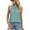 Pea Green, variant on Baywell Women's Sleeveless Halter Mock Turtleneck Tank Tops Loose Casual Blouse Shirt Summer Casual Pleated Front Tank Halter Top S-2XL