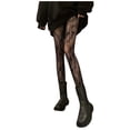 thumbnail image 1 of Collants Blancs Transparents d'Été Légers en Résille avec Motif Ajouré pour Femmes, 1 of 5