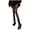 Black-w, variant on Womens Sheer White Fishnet Pantyhose Summer Snag Resistant Hollow Out Pattern Tights One Size