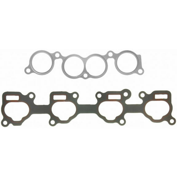 Lower and Upper Intake Manifold Gasket Set - Compatible with 1989 - 1993 Mazda B2600 2.6L 4-Cylinder 1990 1991 1992
