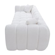 FFZ 102.7 inch Oversized Marshmallow Cloud Sofa, White