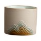 thumbnail image 4 of Taza de cerámica, taza de sake de porcelana, taza de café sin asas con patrón abstracto de moda blanco, 4 of 9