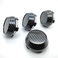 thumbnail image 2 of For wheel Center Cap Universal Rim Chrome 4x Hub Cap 60mm No Logo Black Base, 2 of 10