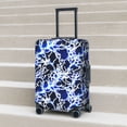 thumbnail image 4 of Cauagu Blue Lightning2 Print Travel Luggage Cover,Travel Dust-proof Suitcase Cover Softside Suitcase Protector for 18-32inch,Not Included Suitcase, 4 of 8