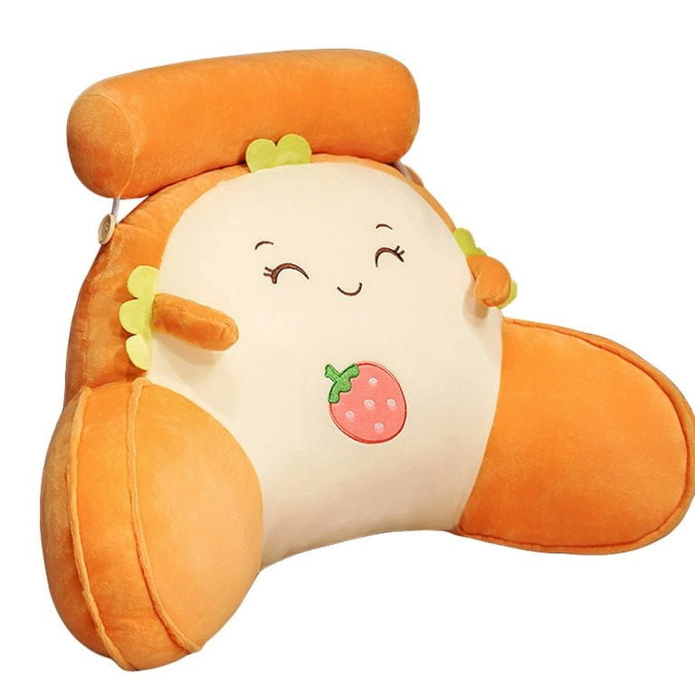 Reading Pillow, Cartoon Plush Adult Backrest Lounge Cushion