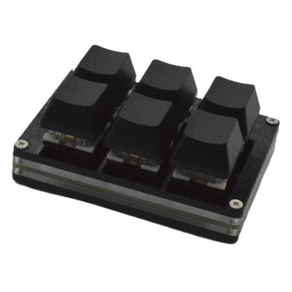 6-Key Mini Keyboard, Custom Shortcut Keys, One-Key Mechanical Password M9G4 Z3G5