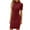 Red, variant on Deago Women's Summer Short Sleeve Ruched Casual Sundress Crew Neck Midi Bodycon T Shirt Dress (Green, S)