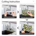 thumbnail image 5 of Yayeee Faucet Mat for Kitchen Sink 30" Diatomite Long Splash Guard Pad, Green Flower Pattern, 5 of 7
