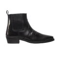 thumbnail image 1 of Woodland Mens Distressed Leather Gusset Western Ankle Boots, 1 of 3