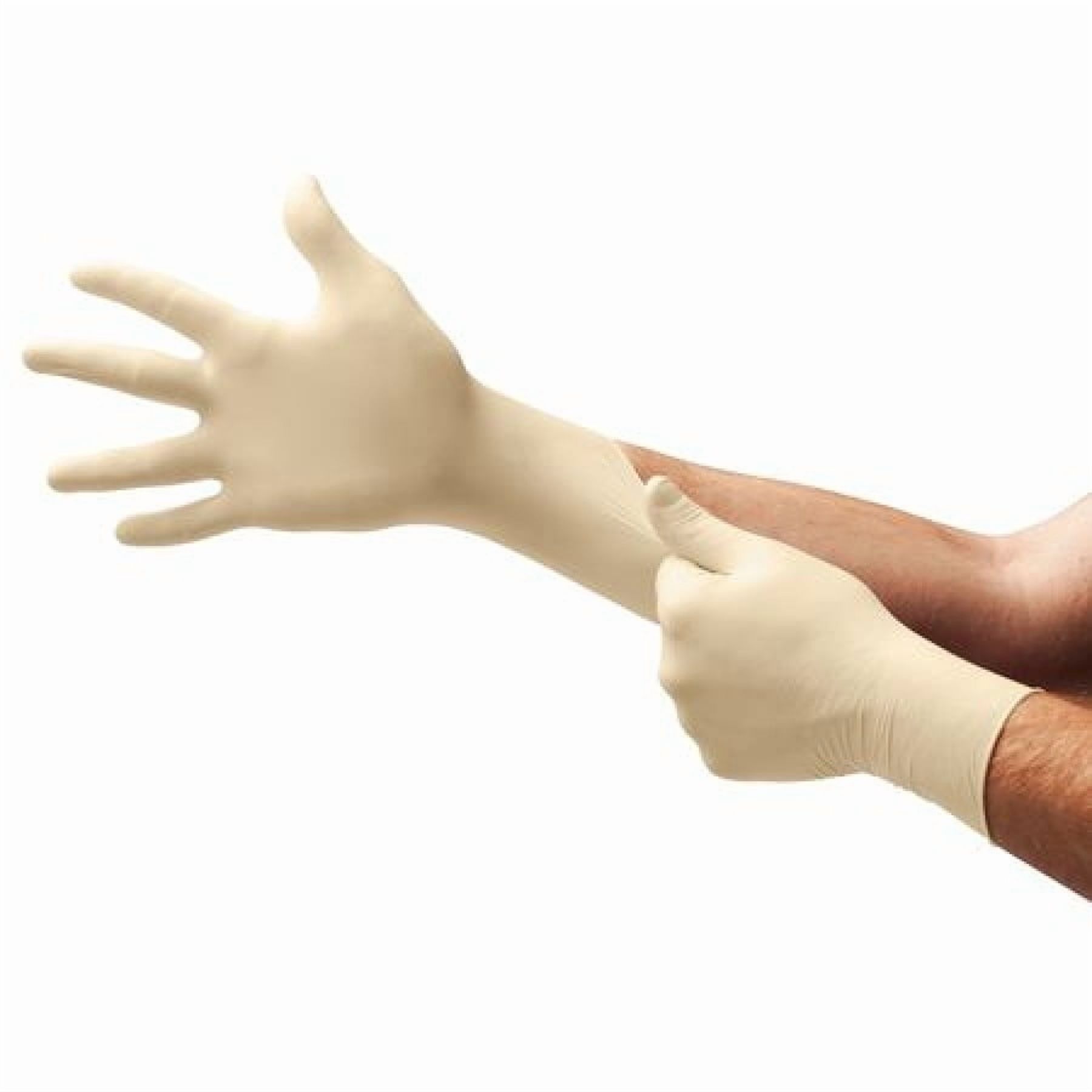 Microflex MFX-L972 E-Grip L97 Latex Exam Glove, Natural - Medium