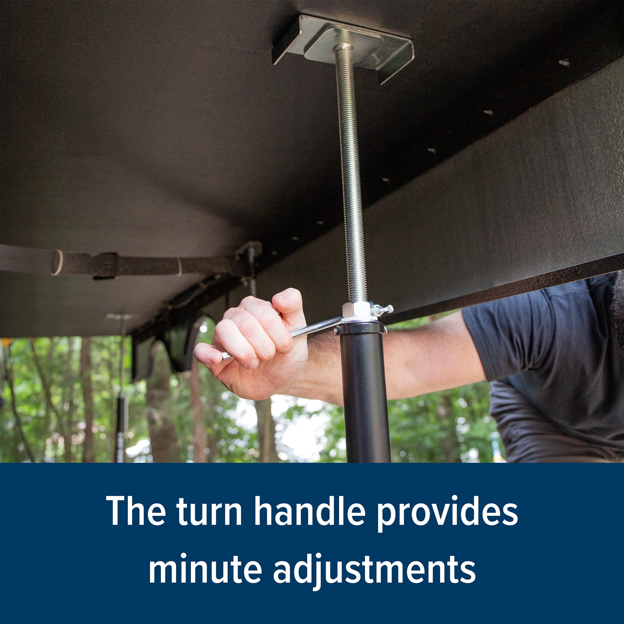 Camco Eaz-Lift Adjustable RV Slide-Out Supports, 19 to 49 Inch Lift, Pack of 2