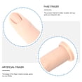thumbnail image 2 of Miangastore Silicone Fake Finger For Nail Art Beginners 1Set Beige, 2 of 9