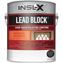 INSL-X Lead Block, Lead Encapsulating Acrylic Paint, Eggshell, White, 1 Gallon