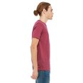 thumbnail image 3 of Bella Canvas Mens CVC Jersey Tee, M, Heather Raspberry, 3 of 3