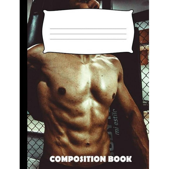 Composition Book: Weightlifting Composition Notebook Wide Ruled (Paperback)