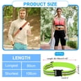 thumbnail image 2 of Adjustable Reflective Running Belt 1.9 Inch, 10 Pcs Glow Pt Belt Sash, Green, 2 of 7