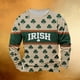 thumbnail image 1 of Ceisia men's Loose Fit Crew Neck Long Sleeve Waffle Knit Top for Holiday Casual Wear Green L Gifts, 1 of 3