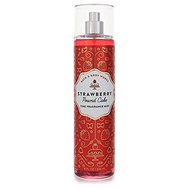 Bath & Body Works Bath and Body Works Fresa Pound Cake Fine Fragancia Spray 8 oz
