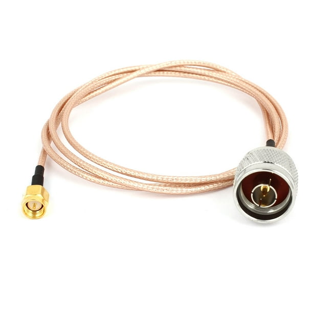 Cable coaxial RG316 de tipo macho N a macho SMA de 3.3 pies (1 metro)