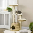 Cat Tree with With Hanging Balls 47 Inches Multi level Cat Tower