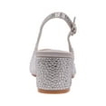 thumbnail image 4 of Ninety Union Lady Couture Demi Rhinestone Mesh Slingback, Silver, 10, 4 of 5
