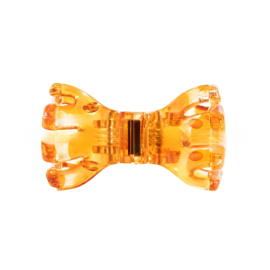 Innovative magnetic bow hair clip, 4-color plastic medium-sized claw clip, strong grip mini hair clip, non-slip hair accessory suitable for both thick and thin hair