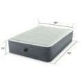 thumbnail image 2 of Intex: PremAire I Elevated Airbed - Queen - Gray, 18" Inflatable Air Mattress, Built-In Electric Pump, Fiber-Tech, Carry Bag, 600lb Cap, 64905ED, 2 of 13