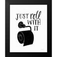 thumbnail image 2 of Thorns, Becky 15x18 Black Modern Framed Museum Art Print Titled - Bathroom Puns V Black, 2 of 5