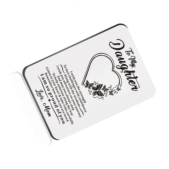 Injueey Monedero Tarjeta Insertar Decoración Interesante Bolsa de efectivo de acero inoxidable Tarjetas Niñas Regalos Festival Regalo Adorno Kits de decoración para fiestas