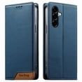 thumbnail image 1 of Funda Tipo Cartera de Cuero Sintético para Samsung Galaxy A57 Bloqueo RFID, con Ranuras para Tarjetas y Bolsillo para Efectivo, Cierre Magnético Fuerte Azul, 1 of 6