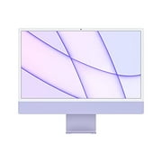 Apple iMac 2021 (24 pouces, puce Apple M1 avec CPU 8 cœurs et GPU 8 cœurs, 8 Go de RAM, 256 Go) - Violet