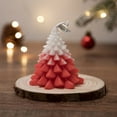 thumbnail image 4 of 1PC Christmas Tree Scented Candle Candles And Candle Holders Pillar Candles For Power Outage Emergency Red, 4 of 8