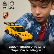 LEGO Speed Champions Porsche 911 GT3 RS Super Car Toy - Model Kit & Pretend Play Toy for Boys & Girls, Ages 9+ Sports Car Building Set for Kids & Racing Fans - Gift Idea for Birthdays - 77239