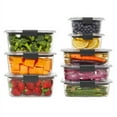 thumbnail image 3 of Rubbermaid Brilliance Plastic Food Storage Containers, Set of 16, 3 of 6