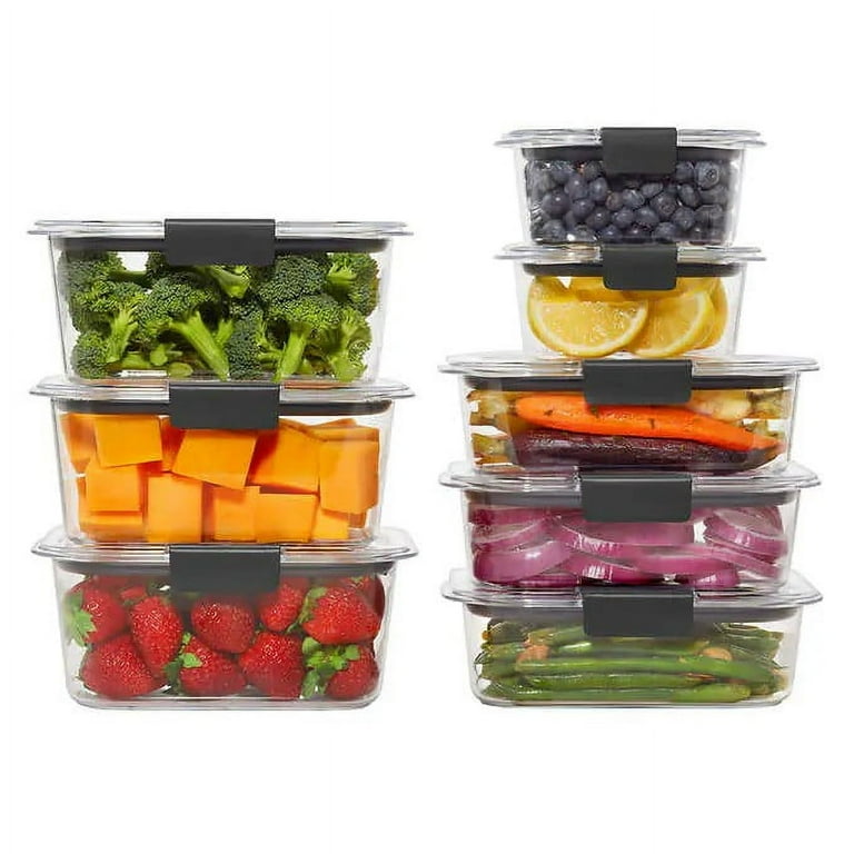 晴*晴様 Rubbermaid Food Storage System 16個セ Rubbermaid Brilliance Modular Large Kitchen Food Storage