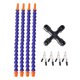 thumbnail image 2 of Helping Hands Soldadura De Tercera Mano, 4 Brazos Con Base De Abrazadera De Mesa Ajustable Para Reparación De PCB, Soporte De Soldadura De Joyería, 4 Brazos Flexibles Que Ayudan, 2 of 7