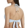 thumbnail image 2 of Sanctuary Swim CELESTE Refresh Ribbed O-Ring Halter Bikini Swim Top, US Large, 2 of 5
