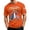 Orange, variant on Men's 250 Years America Strong Patriotic T-Shirt USA Jet Fighter Fireworks Short Sleeve 4th of July Shirt 1776-2030 Crew Neck USA Flag Graphic Tees Orange 5XL