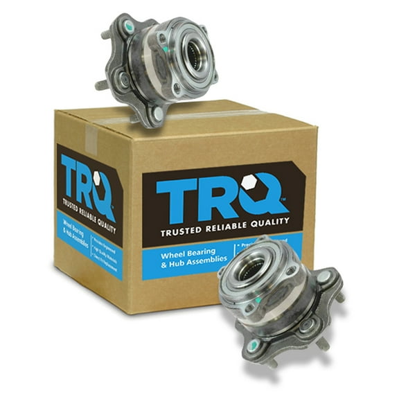 TRQ Wheel Hub & Bearing Rear Kit Pair for Nissan 370Z Infiniti EX FX G M BHA53779 Fits select: 2008-2013 INFINITI G37, 2007-2008 INFINITI G35