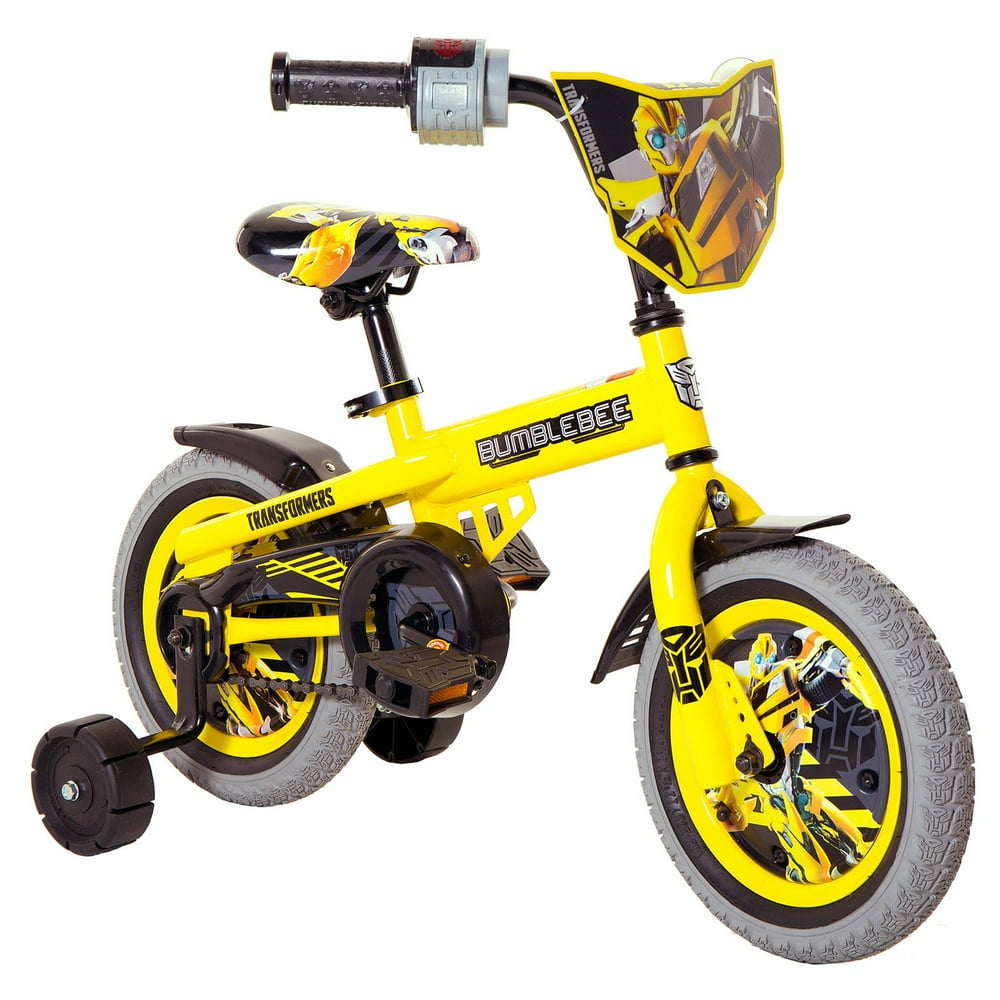 Transformers 12 in. Boys Bumblebee Bike Pedal Riding Toy