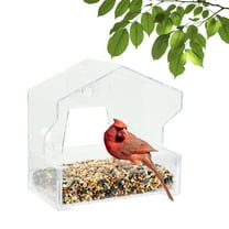 Perky-Pet Clear Window Wild Bird Seed Feeder – 1.5 lb Capacity