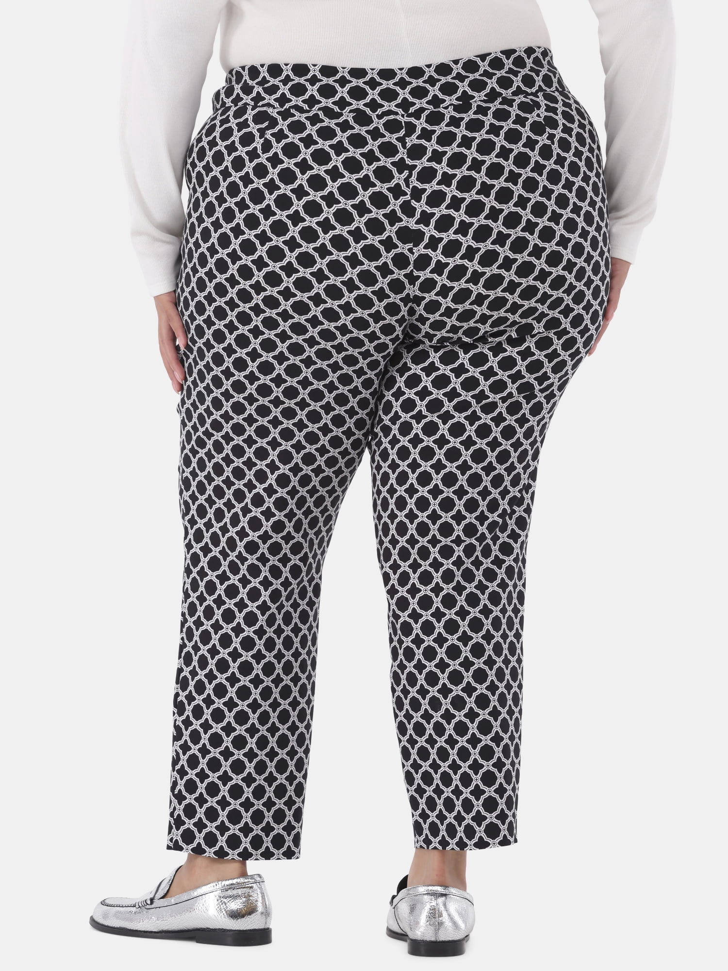 Just My Size by Hanes Women's Plus Millennium Slim Pants, Regular and Petite, Sizes 1X-4X