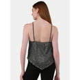 thumbnail image 3 of No Boundaries Criss Cross Halter Tank, Women's and Women’s Plus, 3 of 5