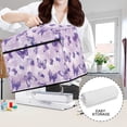thumbnail image 6 of HELLHERO Butterflies Sewing Machine Dust Cover and Sewing Essentials Pockets Reusable Easy to Replacement and Clean, 6 of 8