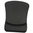 thumbnail image 2 of Bunblic Computer Mousepad PU Base Mouse Mat Desktop Mouse Pad Keyboard Accessory Portable Ergonomic Non Slip for Laptop Home Office Black, 2 of 8