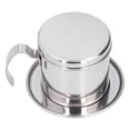 thumbnail image 3 of Coffee Dripper Vietnamese Coffee Filter Traditional Stainless Steel Reusable Coffee Maker Pot For Coffee Shop, 3 of 8